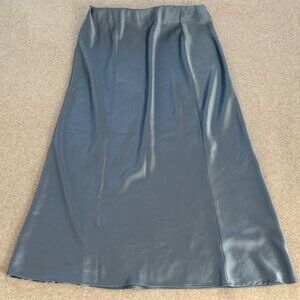 Zara Elegant A-Line Skirt in Blue
